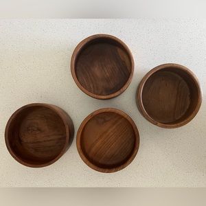 **SOLD** Vintage Teak Wood Salad Bowls 🥣